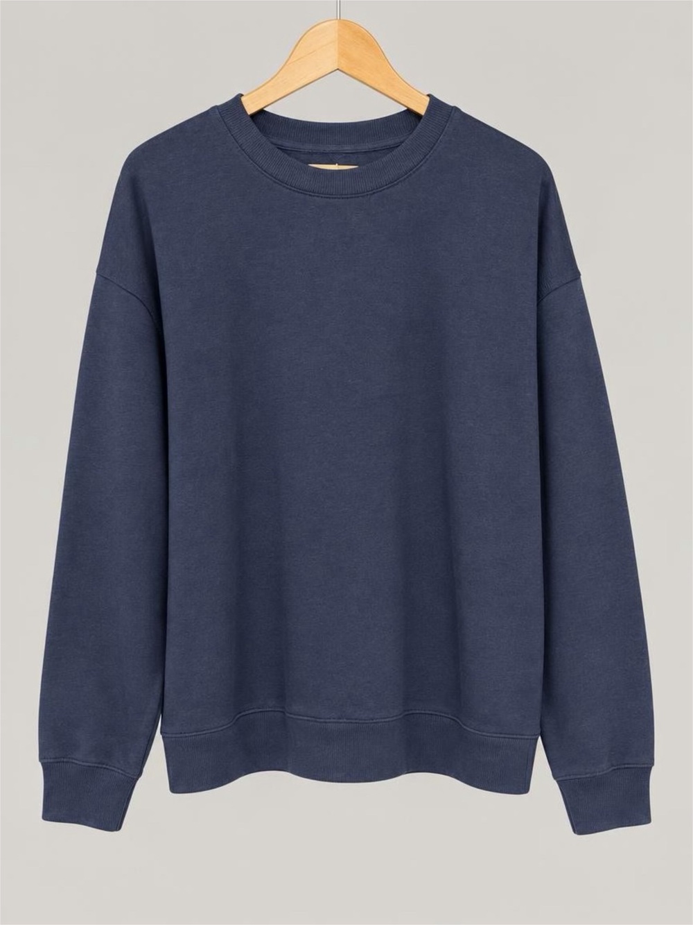 Time and Tru Women's Navy Crewneck Sweatshirt - XL
